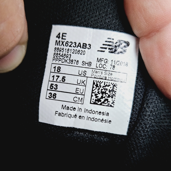 NEW BALANCE | MX623AB3 laceup extra wide width 4E running shoes sneakers - Picture 10 of 10
